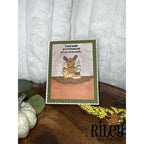 Riley And Company Funny Bones Random Starbucks Words Cling Rubber Stamp rwd-1192 lounging moose