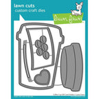 Lawn Fawn Coffee Cup Gift Card Holder Dies lf3514