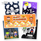 Tim Holtz Distress 8.5 x 11 Black Heavystock Ranger tda79293 Halloween Friends Cards | color-code:ALT11