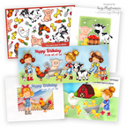 Simon Says Stamp Farm Life Wafer Dies 1285sdc Rain or Shine Farm Cards | color-code:ALT02