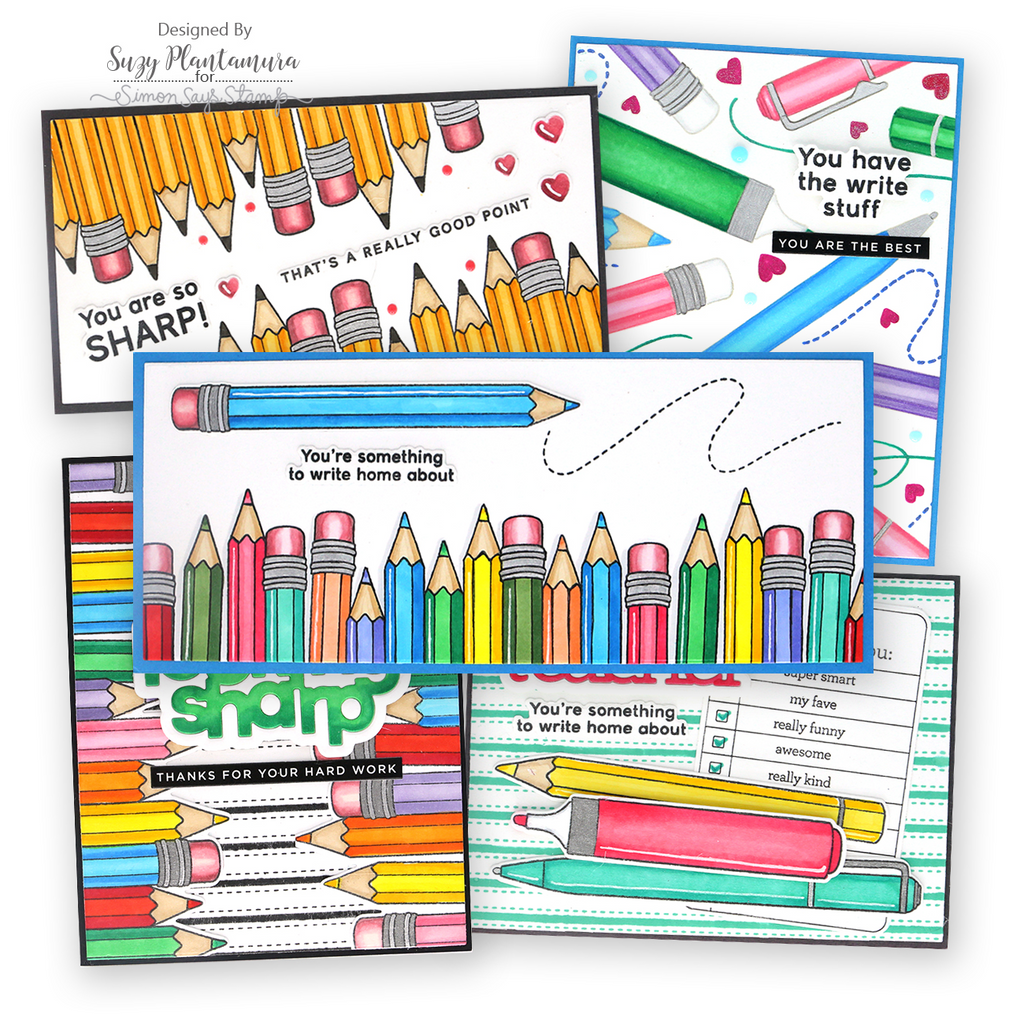 Simon Says Stamps and Dies The Write Stuff set650ws Just A Note The Write Stuff 5 Ways | color-code:ALT07