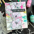 Simon Says Stamp Floral Trims Wafer Dies sss461 Sunny Vibes Just Because Card | color-code:ALT04