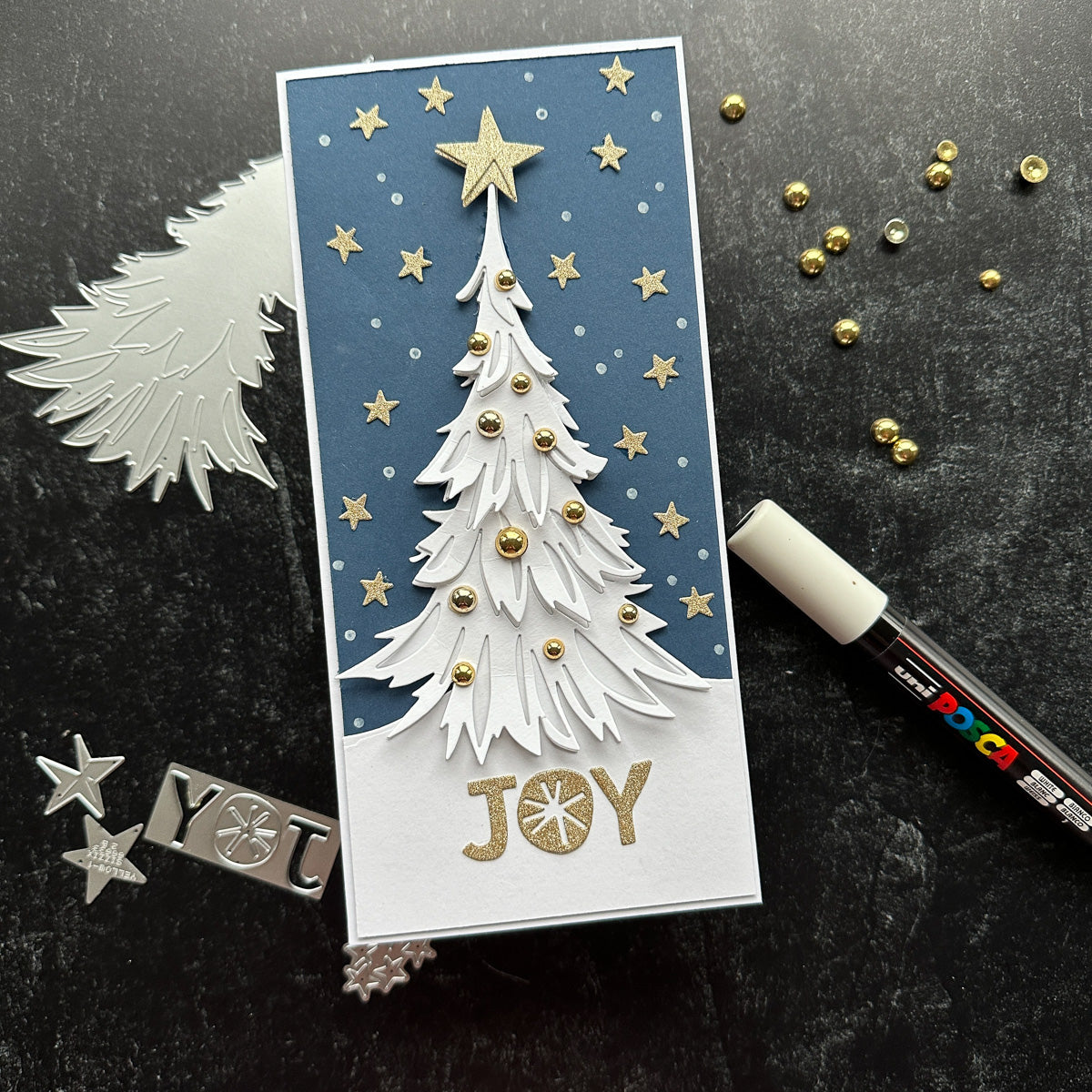 Tim Holtz Sizzix Trim a Tree, Colorize Thinlits Dies 666332 joy | color-code:ALT05
