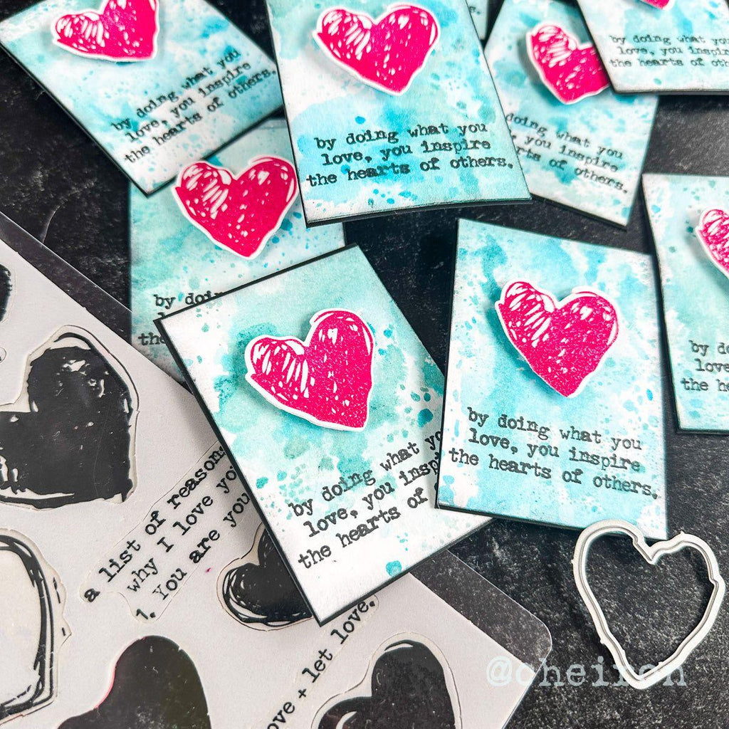 Tim Holtz Distress Archival Ink Pad Black Soot Ranger Artist Trading Cards | color-code:ALT11