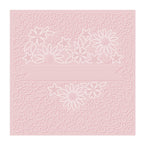 Chloe's Creative Cards Heartfelt Daisy Sentiments Dies, Stamps and Cut and Emboss Folder Bundle line art folder