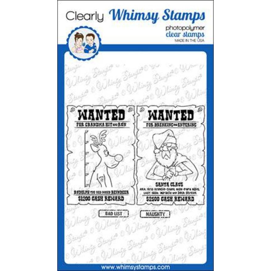 Whimsy Stamps CHRISTMAS CONVICTS Clear Stamps CWSD292
