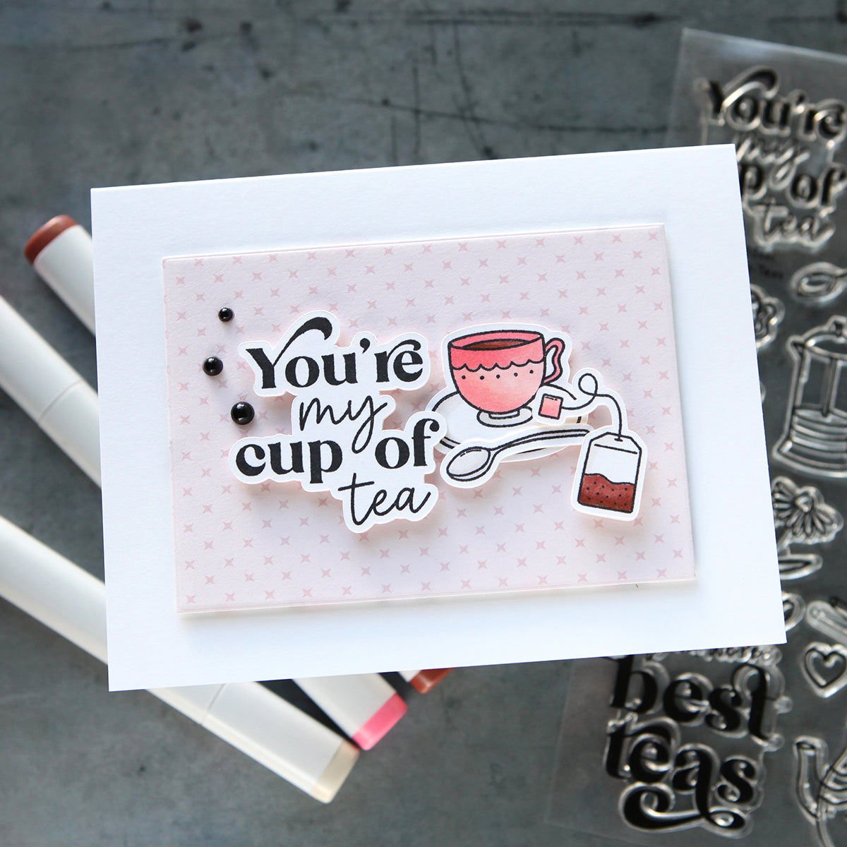 Simon Says Stamps and Dies Best-Teas set1020bt Friend Card | color-code:ALT07
