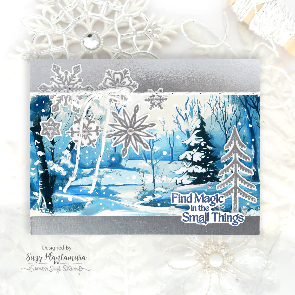 Simon Says Stamp The Small Things Wafer Dies 1573sdc Winter Card | color-code:ALT04
