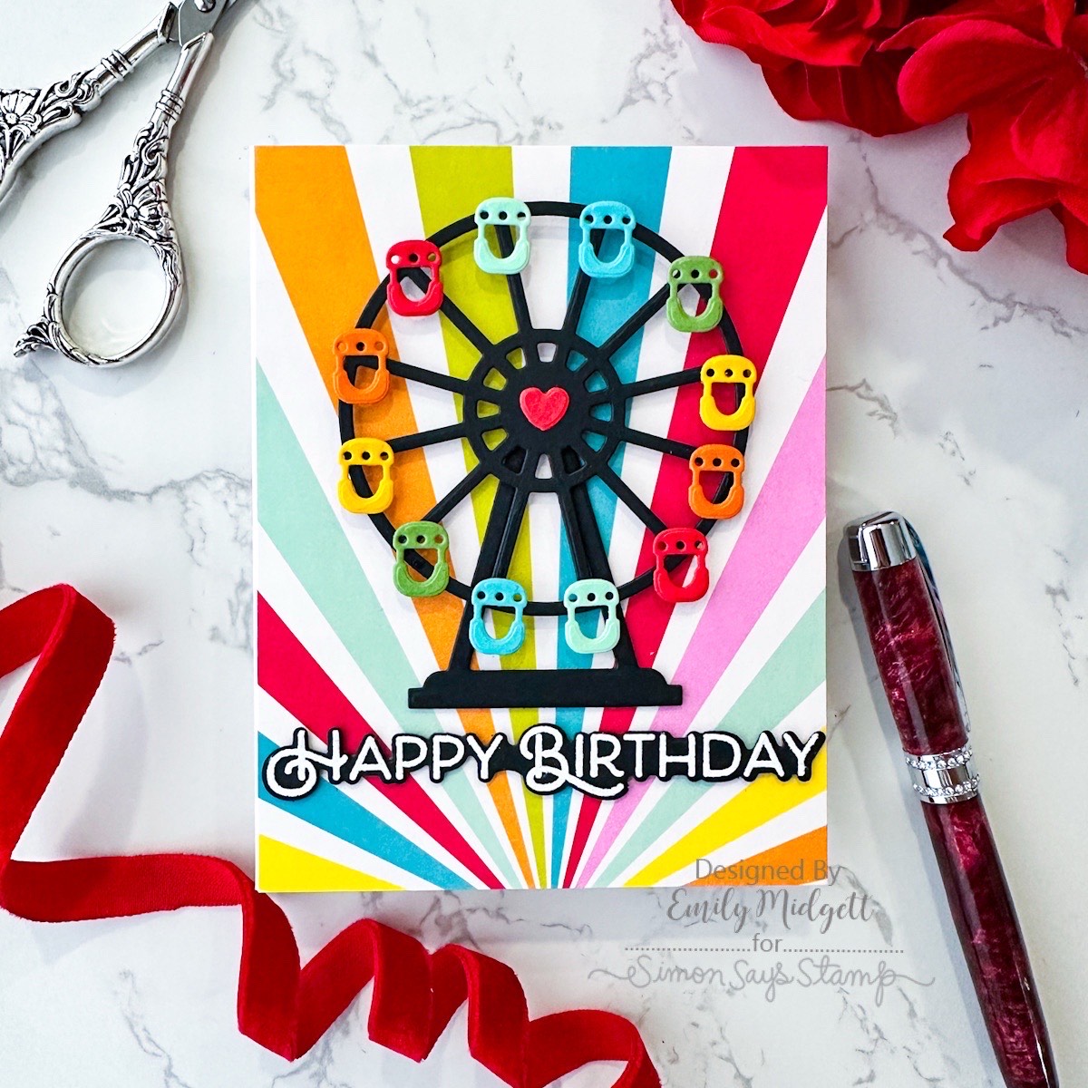 Simon Says Stamp Birthday Blitz Wafer Dies 1408sdc Birthday Card | color-code:ALT06
