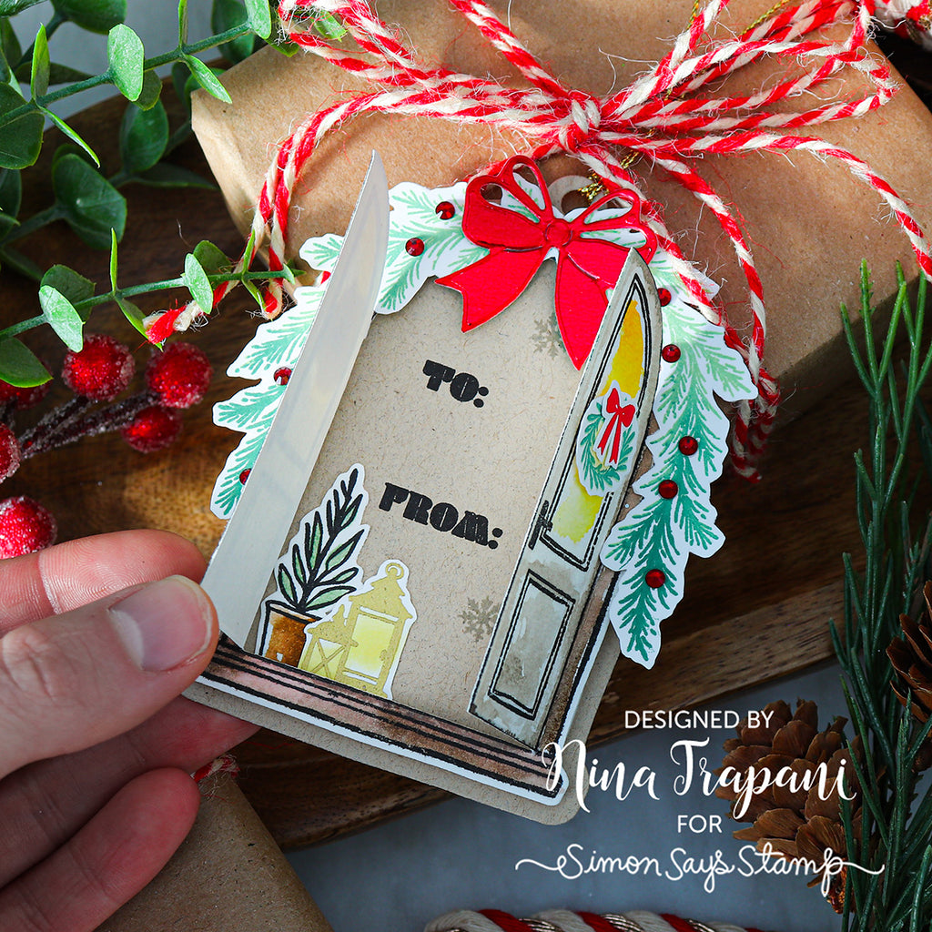 Simon Says Stamp Wrapped with Love Wafer Dies 1523sdc Christmas Tag | color-code:ALT03