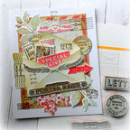 Tim Holtz Correspondence Stamps with Simon Says Stamp Dies Bundle setcs26 Special Delivery Card | color-code:ALT10