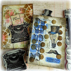 Tim Holtz Layering Stencil Spots ths180 just a note | color-code:ALT01