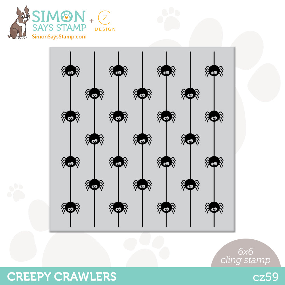CZ Design Cling Stamp Creepy Crawlers cz59 *