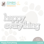 CZ Design Wafer Dies HAPPY EVERYTHING czd133