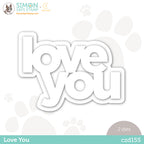CZ Design Wafer Dies LOVE YOU czd155 To The Moon