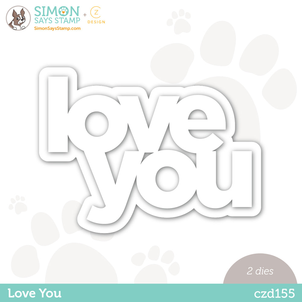 CZ Design Wafer Dies LOVE YOU czd155 To The Moon