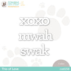 CZ Design Wafer Dies TRIO OF LOVE czd158 To The Moon
