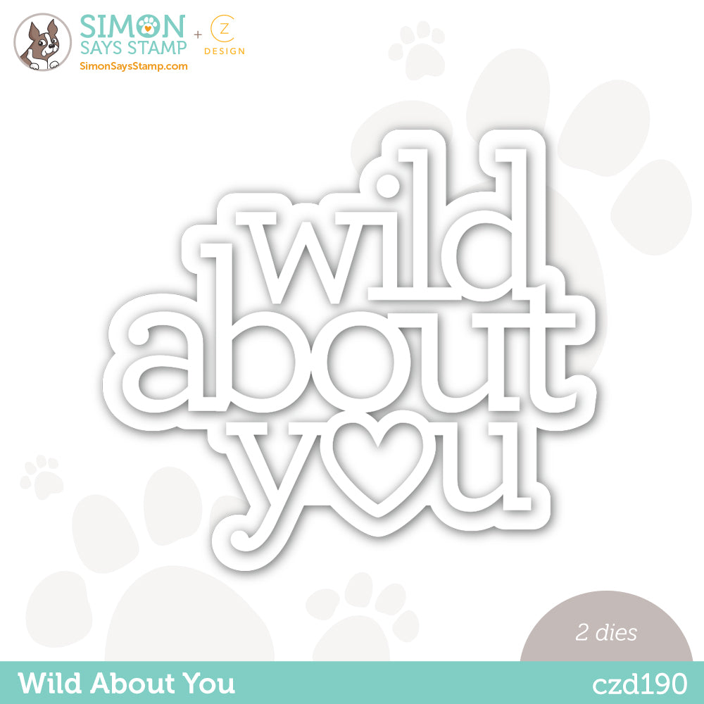 CZ Design Wafer Dies Wild About You czd190 Hugs