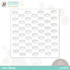CZ Design Stencil JUST BATTY czt004