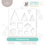 CZ Design Stencil Christmas Joy czt013c