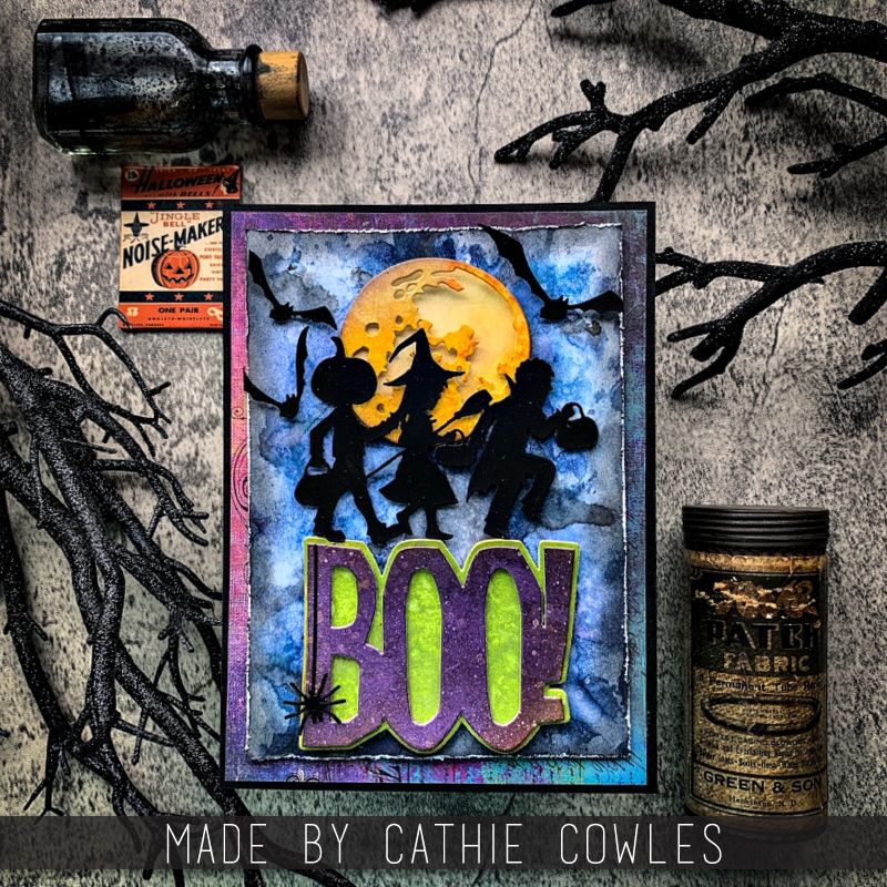 Tim Holtz Sizzix Big Frights Thinlits Dies 666381 full moon