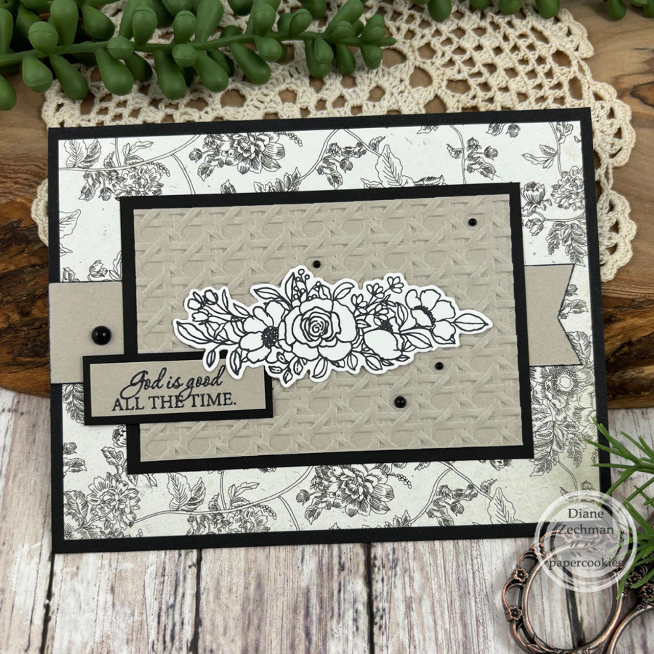 Sweet 'N Sassy Delicate Florals Dies cwsd-262 God is good all the time