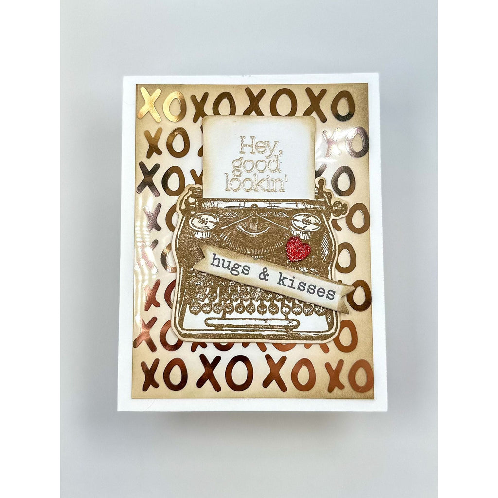 Simon Says Stamp Slider Typewriter Wafer Dies 1010sdc Love Card