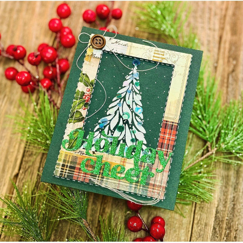 Simon Says Stamp Fancy Holiday Cheer Wafer Dies sssd112992 Christmas Card | color-code:ALT02
