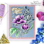 Simon Says Stamp Wild And Free Flowers Wafer Dies 1038sdc Be Bold Thinking of You Card | color-code:ALT02