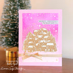 Simon Says Stamp Bright Christmas Wafer Dies 1554sdc Christmas Card