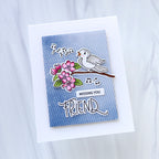 Simon Says Stamp Tweet Friend Wafer Dies 1271sdc Friend Card | color-code:ALT05