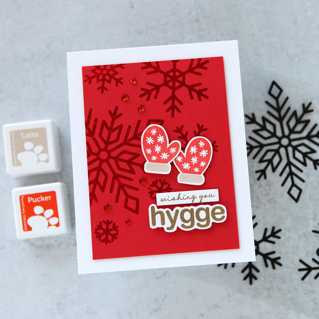 CZ Design Warmest Wishes Wafer Dies czd256c Winter Card | color-code:ALT03