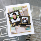 CZ Design Modern Scrapbook Wafer Dies czd261c Moments in Time Family Card | color-code:ALT04