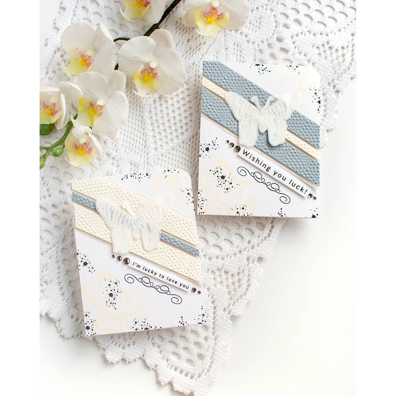 Simon Says Stamp Beautiful and Curious Wafer Dies 1356sdc Luck Cards | color-code:ALT04