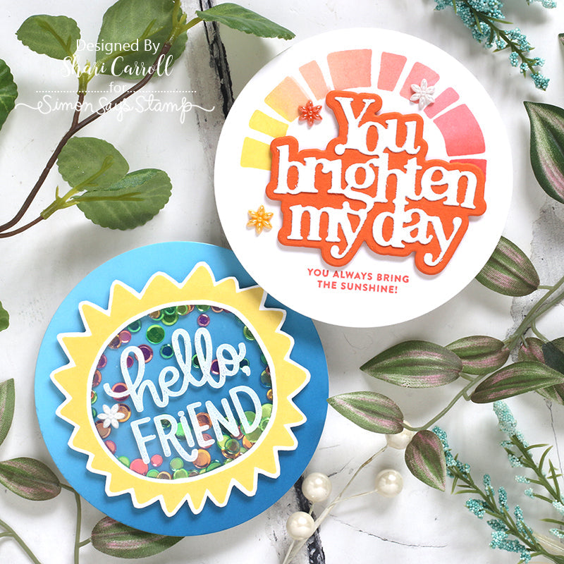 Simon Says Stamp You Brighten My Day Wafer Dies 1088sd Sunny Cards | color-code:ALT03