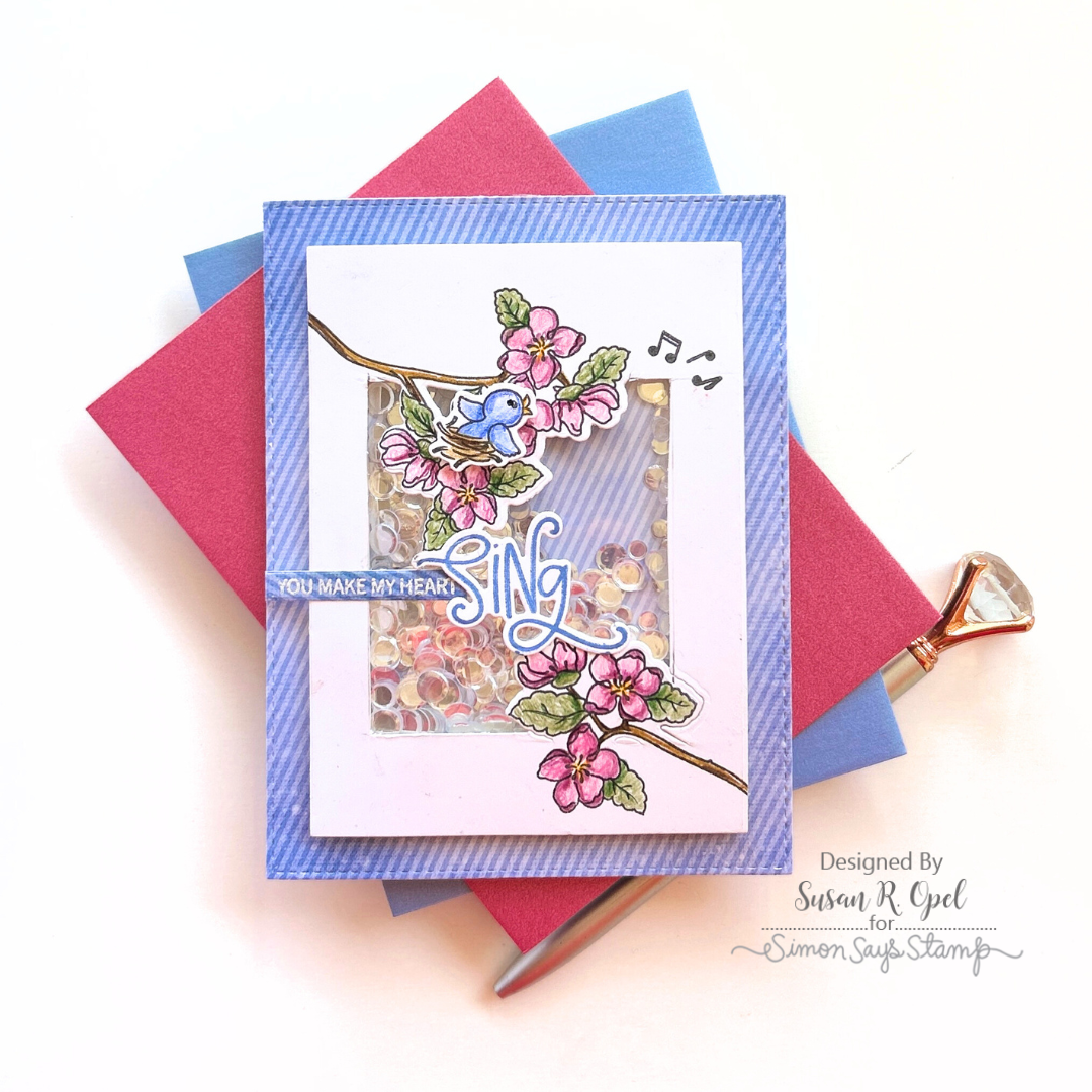 Simon Says Stamp Tweet Friend Wafer Dies 1271sdc Springtime Card
