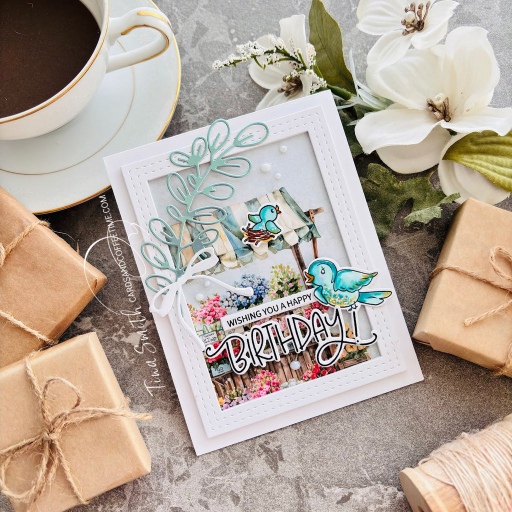 Simon Says Stamp Tweet Friend Wafer Dies 1271sdc Birthday Card | color-code:ALT08