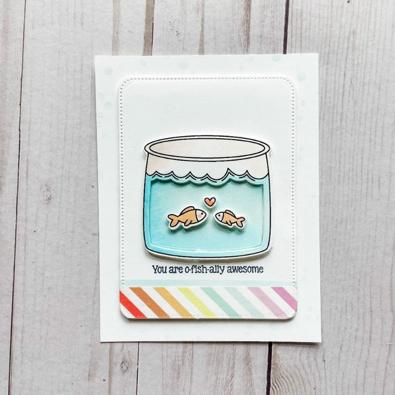Avery Elle Bright Rainbow Stripes Washi Tape ws2313 you're awesome