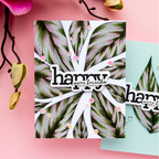 Simon Says Clear Stamps Dreamy Leaves 2042msc Be Bold Friend Card  | color-code:ALT07