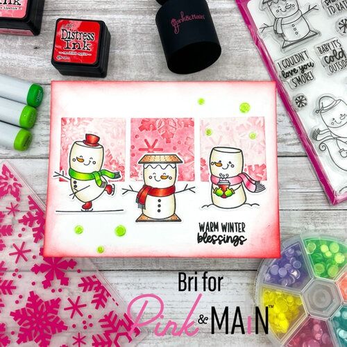 Pink and Main HELLO WINTER Dies PNM486