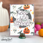 Honey Bee Happy Haunting Stencils And Dies Bundle Too Cute To Spook Card
