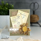 Honey Bee Lovely Layouts Posted Dies hbds-llpstd Vintage Postcard Card