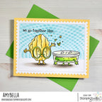 Stamping Bella Spec-Tacular Together Sentiment Set Cling Stamps eb1374 we go together