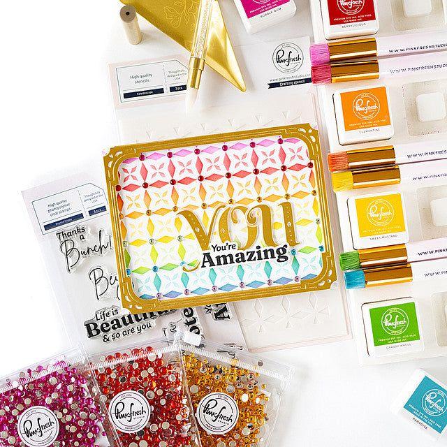Pinkfresh Studio Beyond Happy Dies 191023 You're Amazing Card | color-code:ALT01