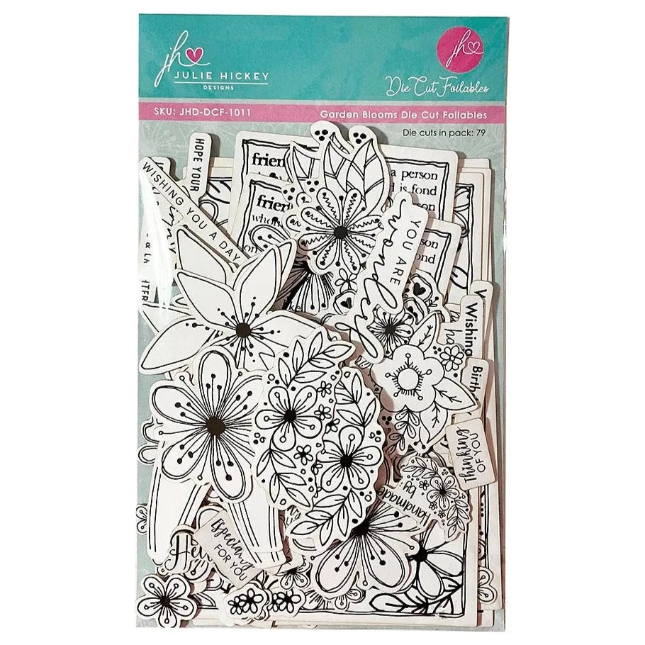 Julie Hickey Designs Garden Blooms Die Cut Foilables JHD-DCF-1011