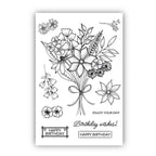 Julie Hickey Designs Julie's Hand Picked Bouquet Clear Stamps jh1079