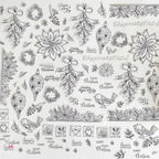Julie Hickey Designs FESTIVE Die Cut Foilables JHD-DCF-1009 shapes for foil