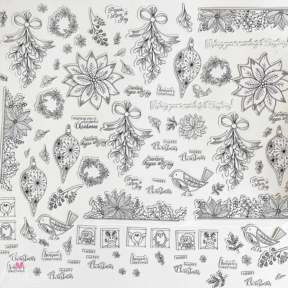 Julie Hickey Designs FESTIVE Die Cut Foilables JHD-DCF-1009 shapes for foil
