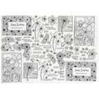 Julie Hickey Designs Garden Blooms Die Cut Foilables JHD-DCF-1011 blooms
