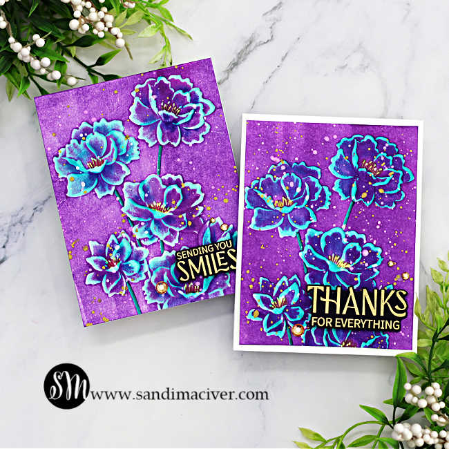 Simon Says Stamp Embossing Folder and Cutting Dies Fantastic Florals sfd489 You Are My Favorite Floral Cards | color-code:ALT07